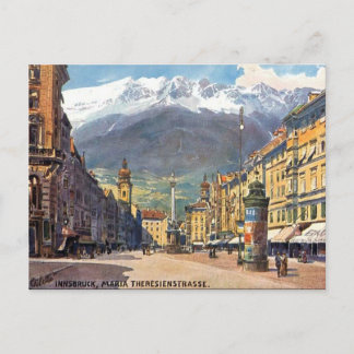 Alte Postkarte - Innsbruck, Österreich