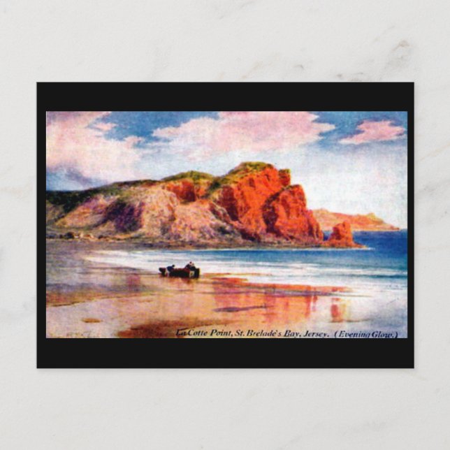 Alte Postkarte - Jersey, Kanalinseln (Vorderseite)