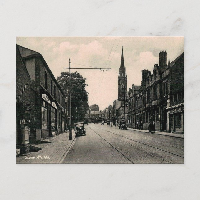 Alte Postkarte - Kapelle Allerton, Leeds (Vorderseite)