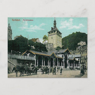 Alte Postkarte - Karlsbad, Tschetschenien.