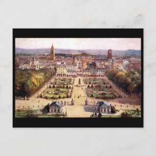 Alte Postkarte - Karlsruhe, Deutschland