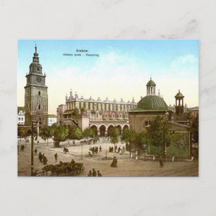 Alte Postkarte - Krakau, Polen