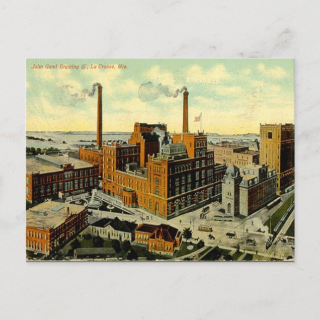 Alte Postkarte - La Crosse, Wisconsin (Vorderseite)
