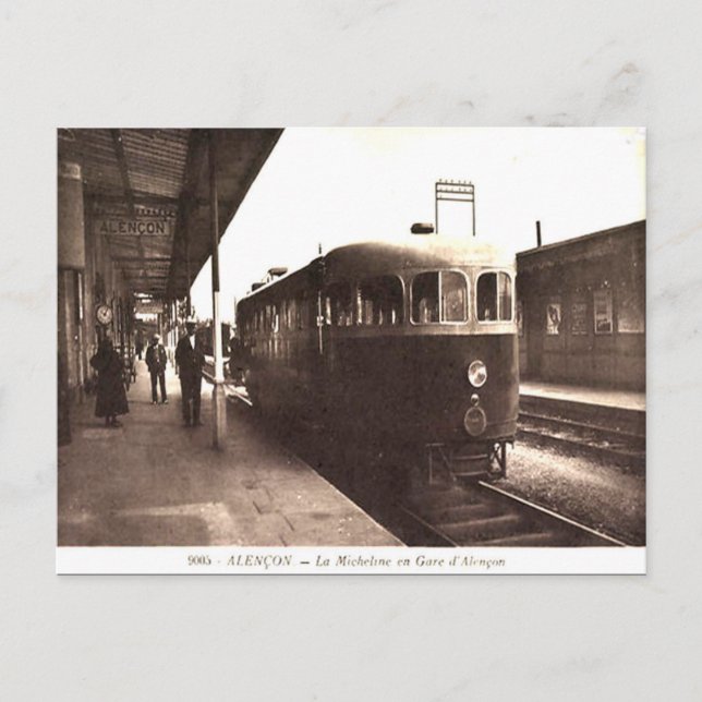 Alte Postkarte - La Micheline (Vorderseite)