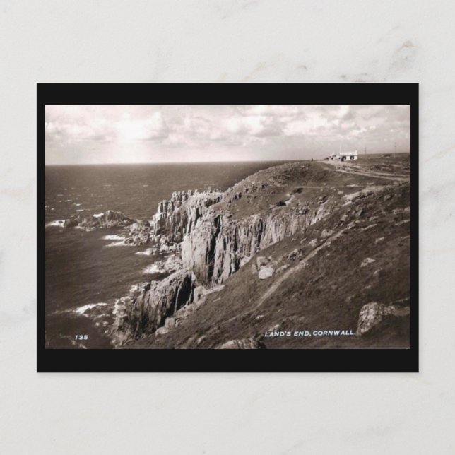 Alte Postkarte - Land's End, Cornwall (Vorderseite)