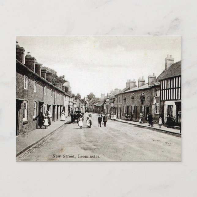 Alte Postkarte - Leominster, Herefordshire (Vorderseite)