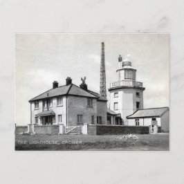 Alte Postkarte - Leuchtturm, Cromer