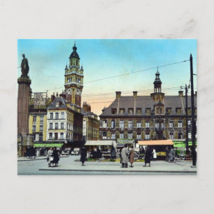Alte Postkarte - Lille, Frankreich - La Bourse