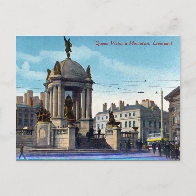Alte Postkarte - Liverpool (Vorderseite)