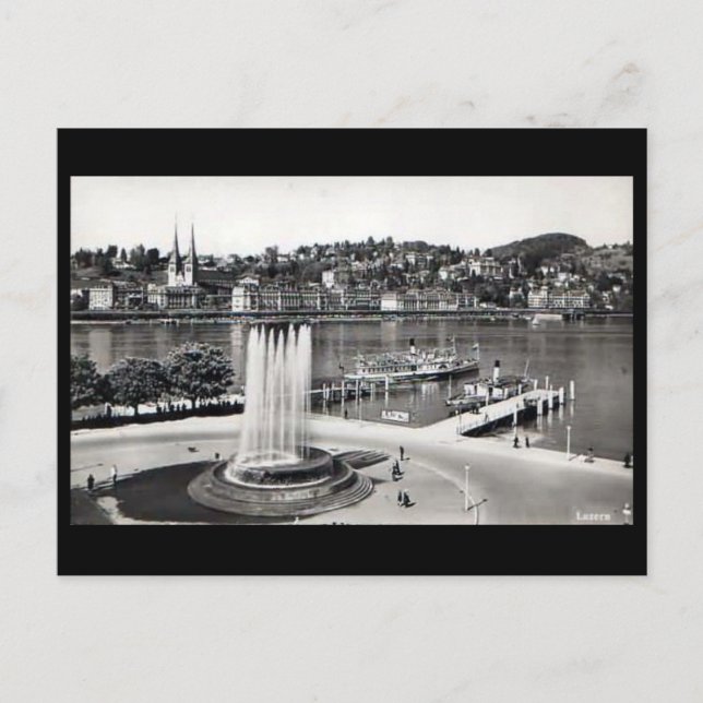 Alte Postkarte - Luzern, Schweiz (Vorderseite)