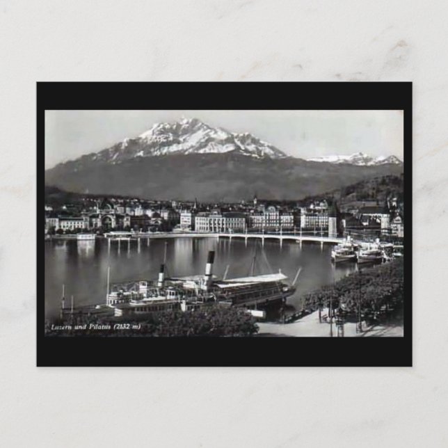 Alte Postkarte - Luzern, Schweiz (Vorderseite)