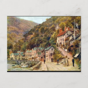 Alte Postkarte - Lynmouth, Devon