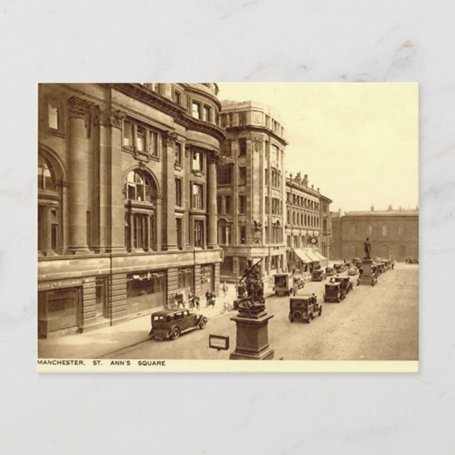 Alte Postkarte - Manchester (Vorderseite)