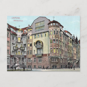 Alte Postkarte - Märchenhaus, Leipzig
