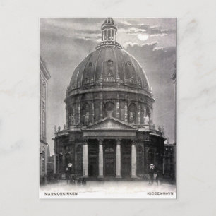 Alte Postkarte - Marmorkirken, Kopenhagen