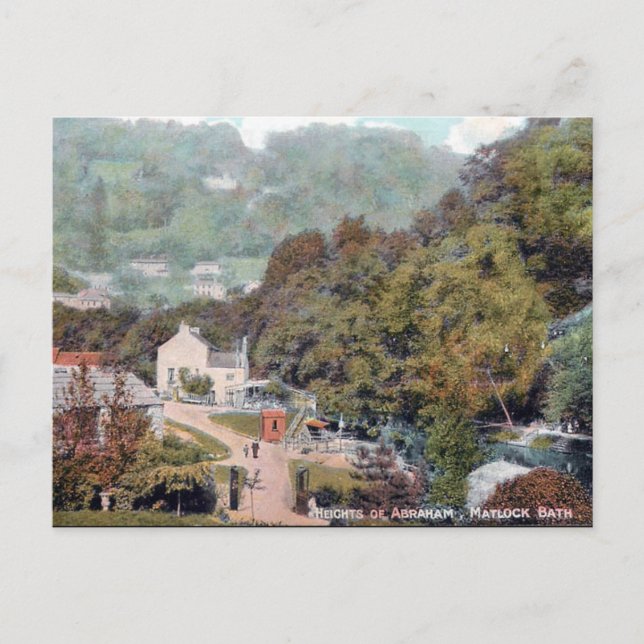Alte Postkarte - Matlock Bath, Derbyshire (Vorderseite)
