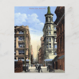 Alte Postkarte - Melbourne, Australien