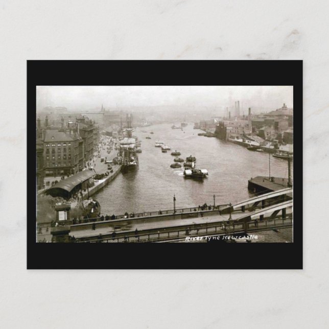 Alte Postkarte - Newcastle-upon-Tyne (Vorderseite)