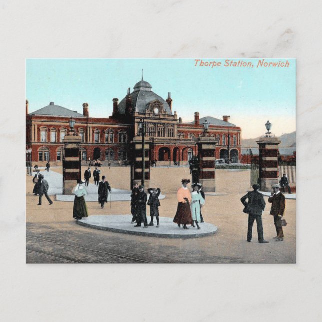 Alte Postkarte - Norwich, Norfolk (Vorderseite)