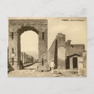 Alte Postkarte - Pompei, Arco di Calligola