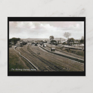 Alte Postkarte - Pune, Indien