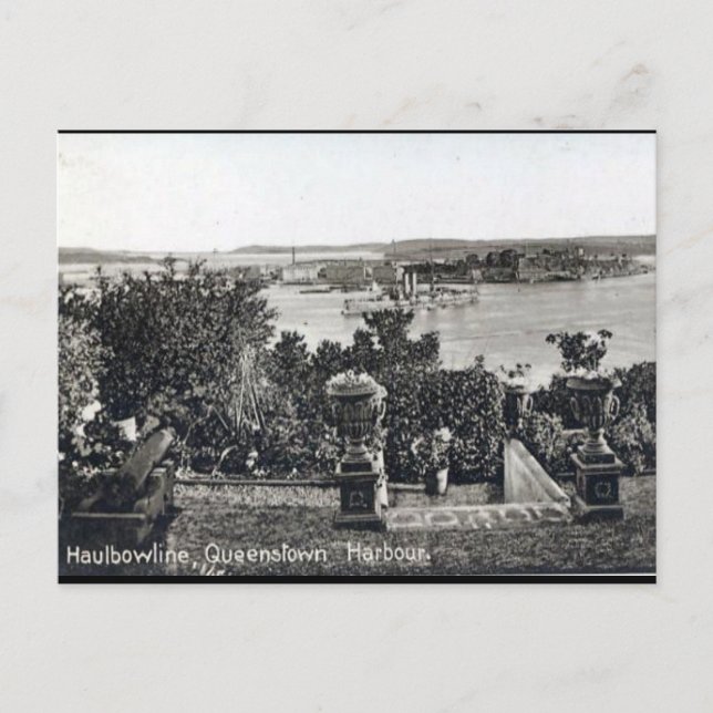 Alte Postkarte - Queenstown, Grafschaft Cork (Vorderseite)