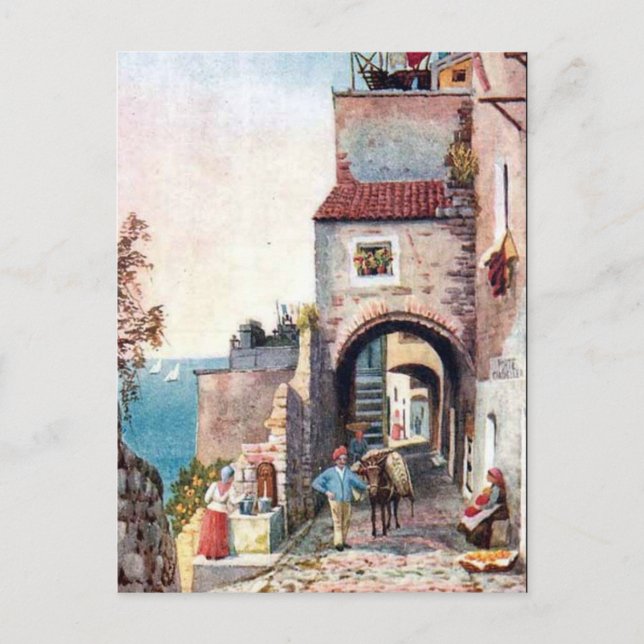 Alte Postkarte - San Remo, Italien (Vorderseite)