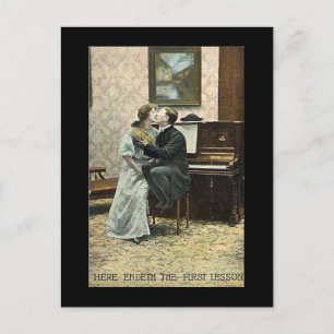 Alte Postkarte, schamloser Vicar Postkarte