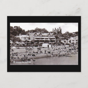 Alte Postkarte - Strand, Felixstowe, Suffolk
