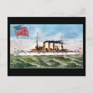 Alte Postkarte - USS Georgia