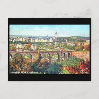 Alte Postkarte - Vallee de la Petrusse, Luxemburg