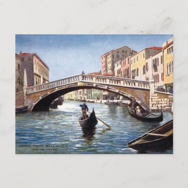 Alte Postkarte - Venedig, Italien (Vorderseite)
