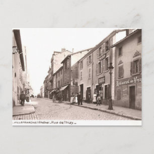 Alte Postkarte - Villefranche-sur-Saone, Rhone