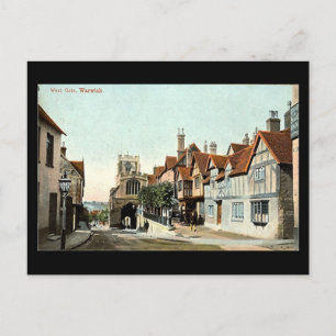 Alte Postkarte, Warwick, Westtor 1905 Postkarte