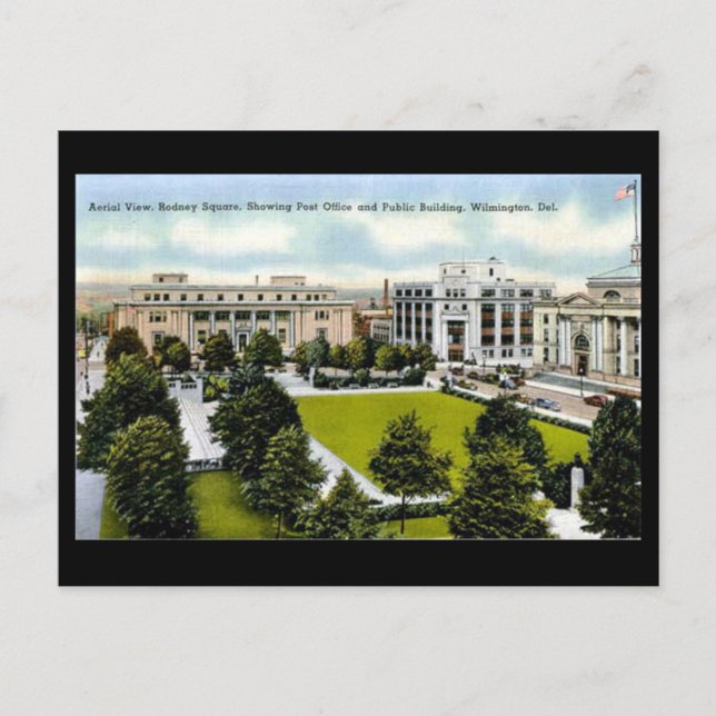 Alte Postkarte, Wilmington, Delaware Postkarte (Vorderseite)