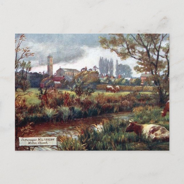 Alte Postkarte - Wilton, Wiltshire (Vorderseite)