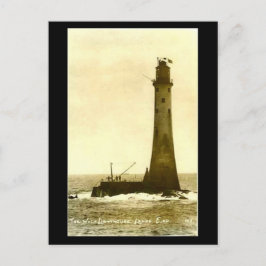 Alte Postkarte - Wolf Rock Leuchtturm, Land's End