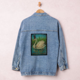 Alte Pub-Schilder, Schwan Jeansjacke
