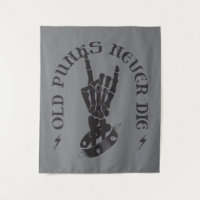 Alte Punks Die nie Skeleton Rock auf gotisch