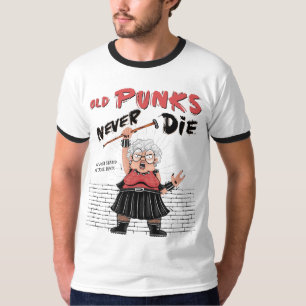 Alte Punks sterben nie - Punk Rock - dieser Oma Ro T-Shirt