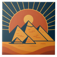 Alte Pyramiden Majestic Keramik Kunst