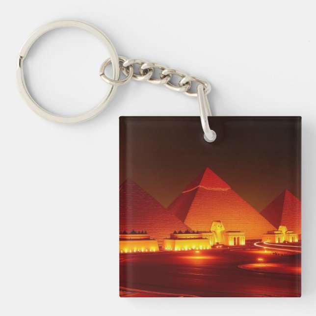 Alte Pyramiden Schlüsselanhänger (Vorderseite)