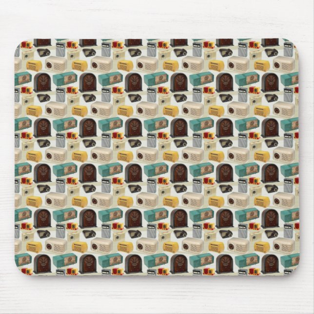 Alte Radios Mousepad (Vorne)