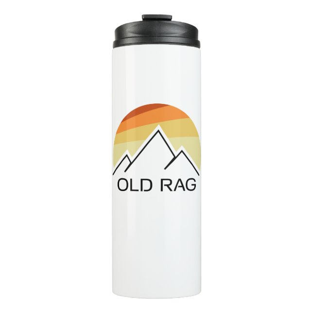 Alte Rag Mountain Retro Thermosbecher (Vorderseite)