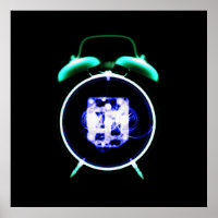 Alte Ray Vision Alarm Uhr - Original