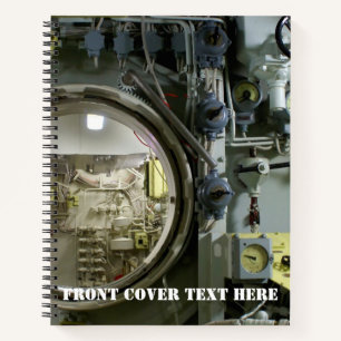 alte Retro-U-Boot Notizbuch