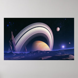 Alte Riesen - Raumlandschaft Poster