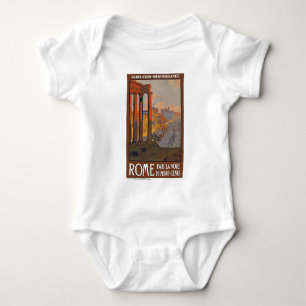 Alte Rom-Reise-Werbebild Baby Strampler