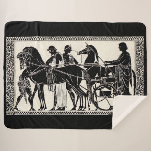 alte römische Männer und Pferde Sherpadecke