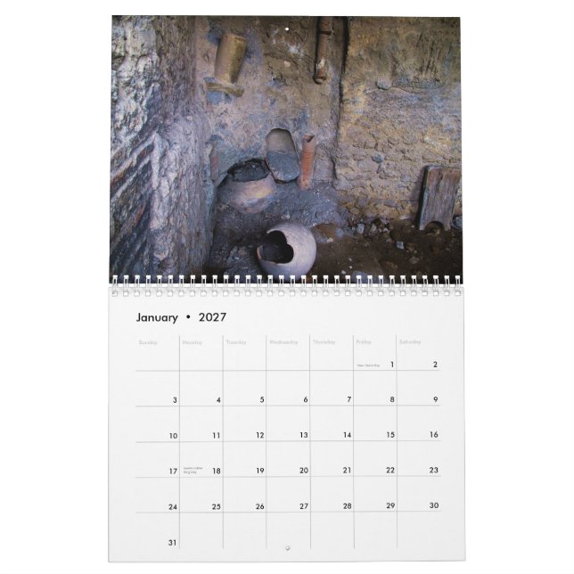 Alte römische Stadt - Pompeji-Kalender Kalender (Jan 2027)
